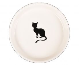 Flamingo Dish Cat Ceramic Bowl